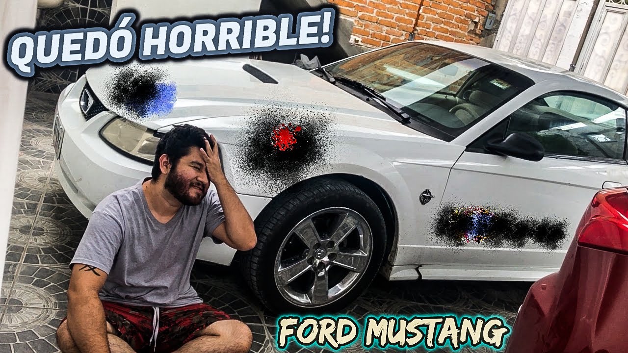 ARRUINÉ MI FORD MUSTANG POR INTENTAR PINTARLO YO MISMO! | HugoValo Autos