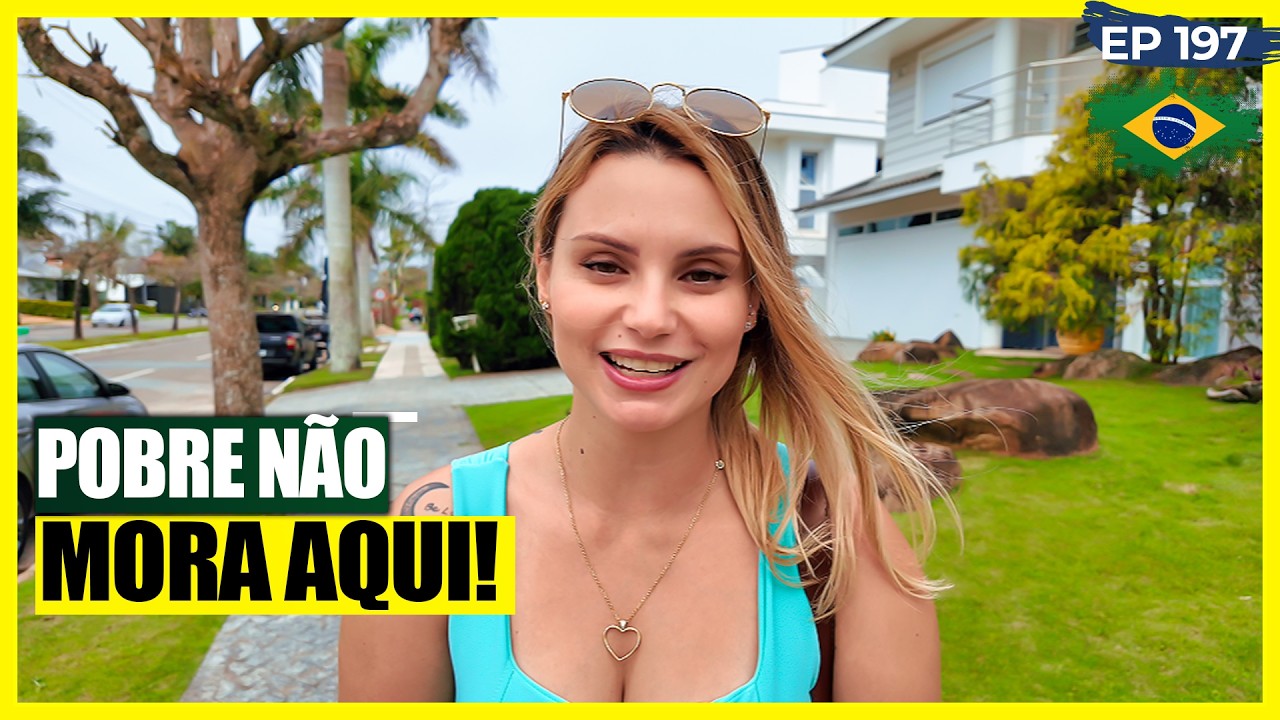 O PARAÍSO dos RICOS em FLORIANÓPOLIS. Aqui nós somos POBRES DEMAIS!