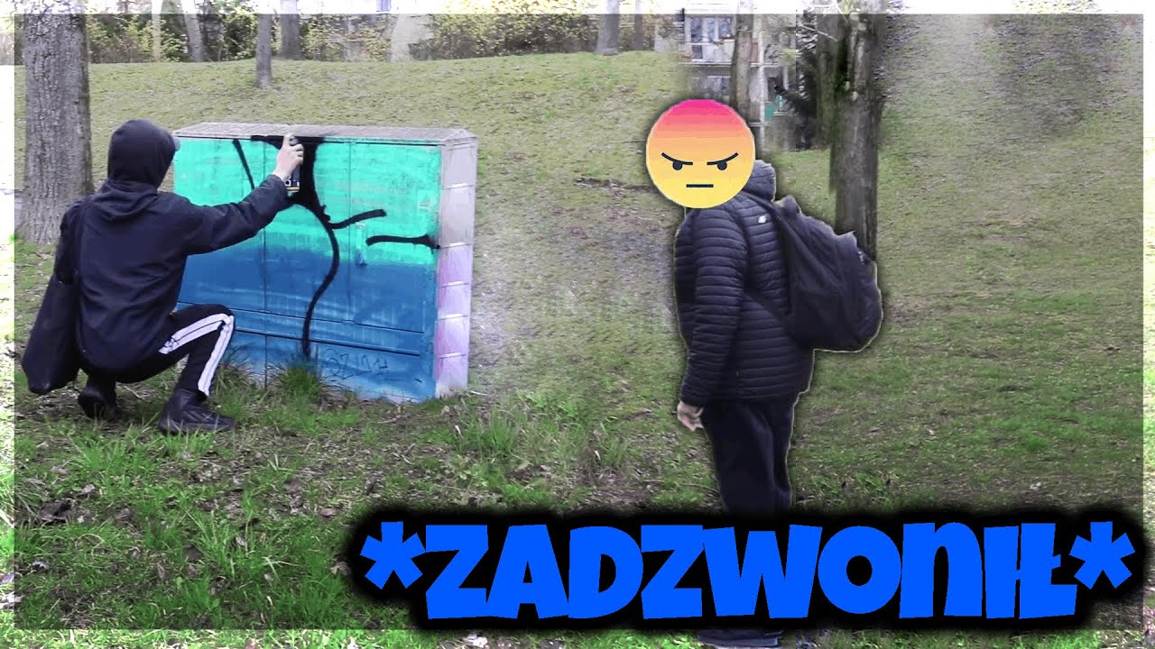 CHCIAŁ ZABRAĆ MI FARBE JAK MALOWAŁEM GRAFFITI W WARSZAWIE