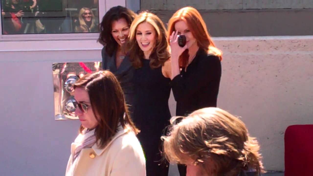 Felicity Huffman, Marcia Cross, Vanessa Williams, William H.Macy walk of fame LA
