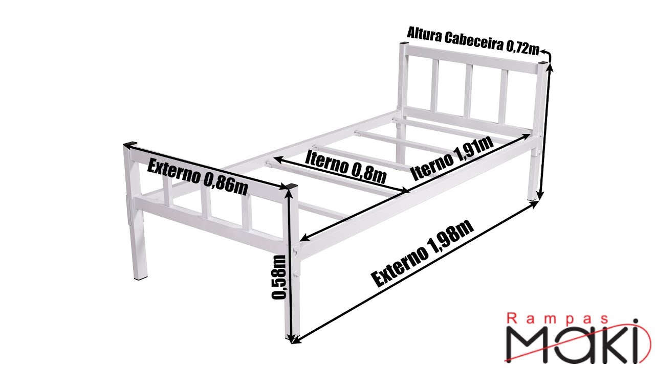 Cama de Solteiro Padr&atilde;o Exercito Brasileiro Desmont&aacute;vel em A&ccedil;o.