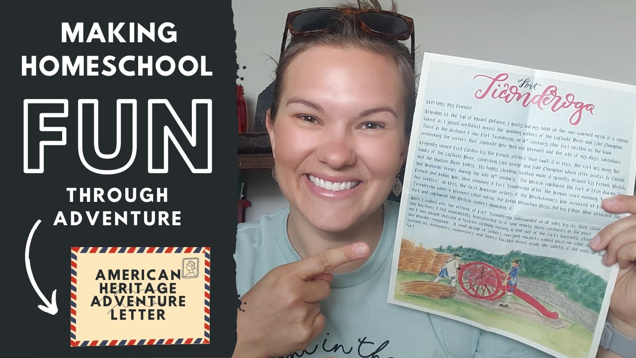 Making Homeschool Fun Through Adventures | American Heritage Adventure Letter | **GIVEAWAY**