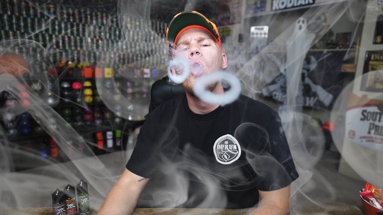 Trying to do VAPE TRICKS&hellip; (don&rsquo;t judge me)
