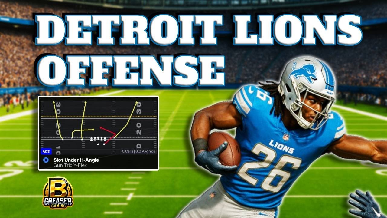 Madden 26 Detroit Lions Playbook Breakdown - Best offense in the game?
