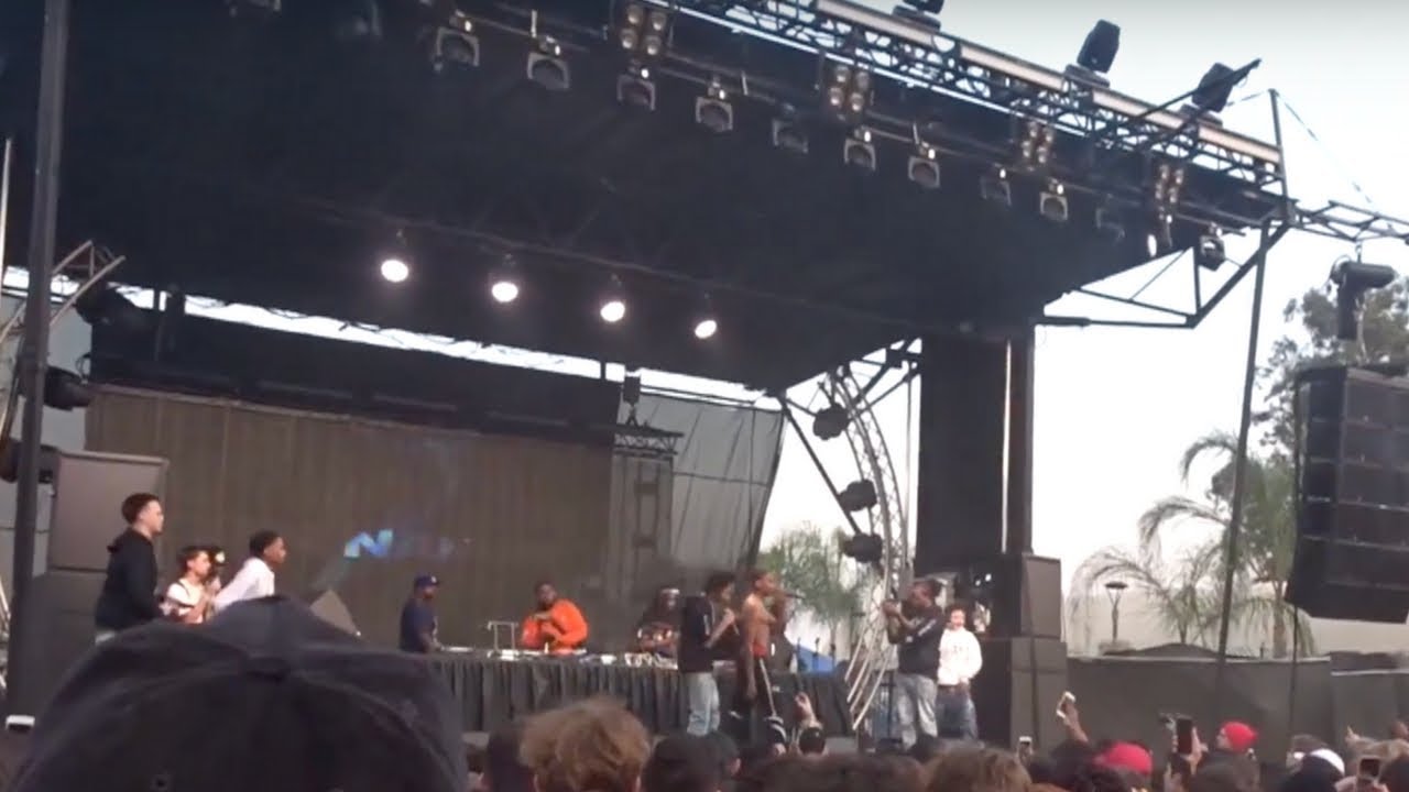 YBN Nahmir Performs 
