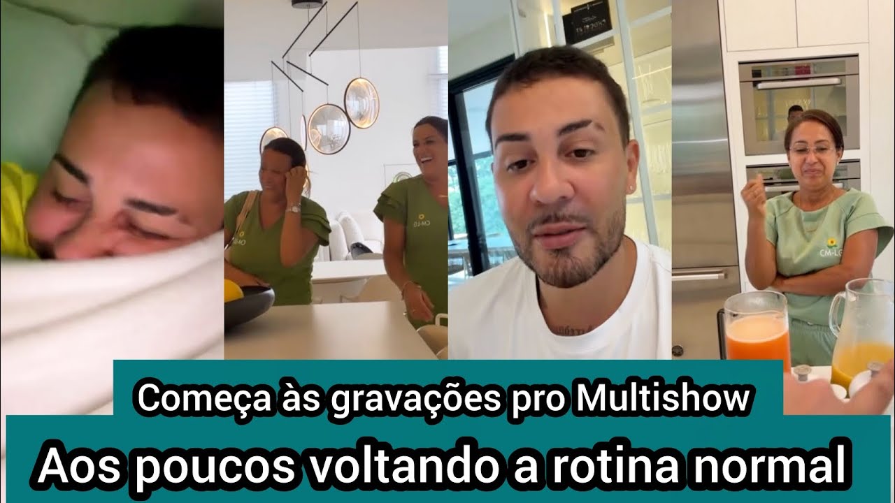 Carlinhos Maia está voltando a rotina de São Paulo e segunda começa às gravações pro Multishow 