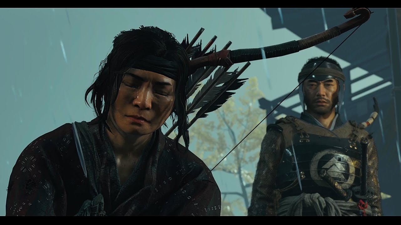 Yuna's reaction on Taka's death - Ghost of Tsushima PS5 (1080p)