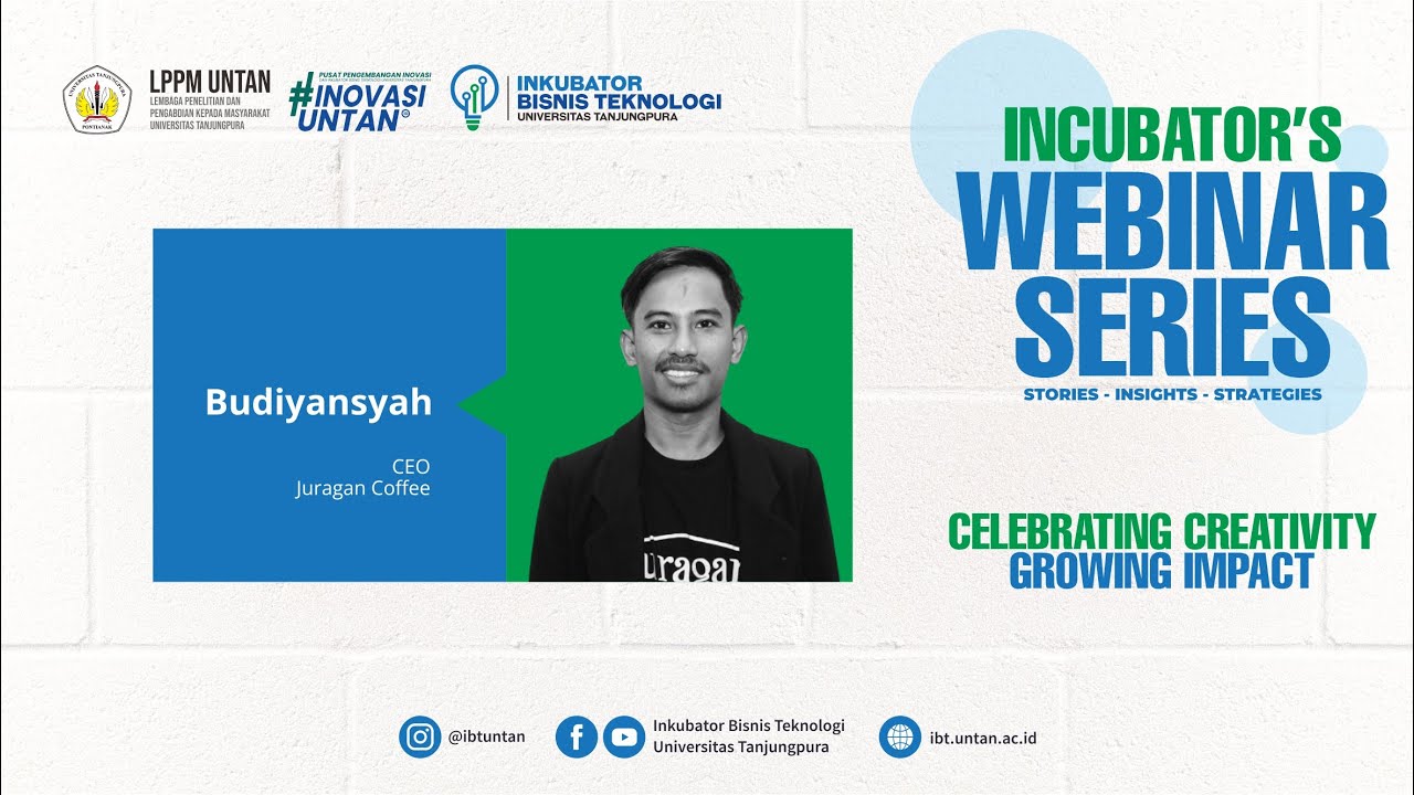 Budiyansyah - Juragan Coffee | Local SMEs Session #1 | IWS Eps. 04 - IBT UNTAN