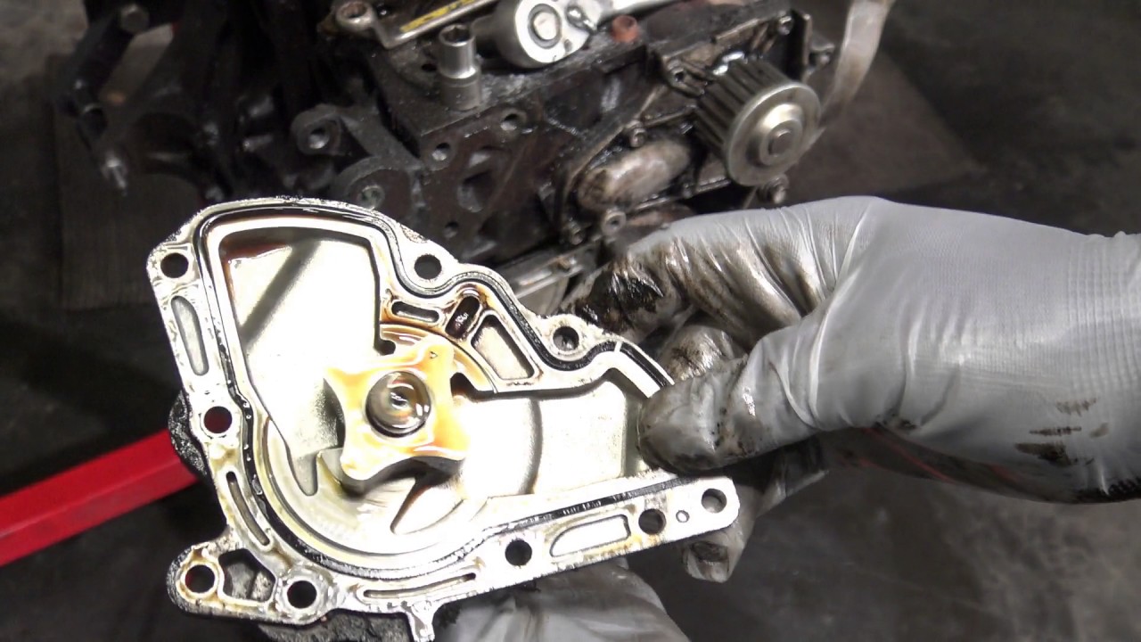 How to replace oil pump Toyota 5S-FE engine