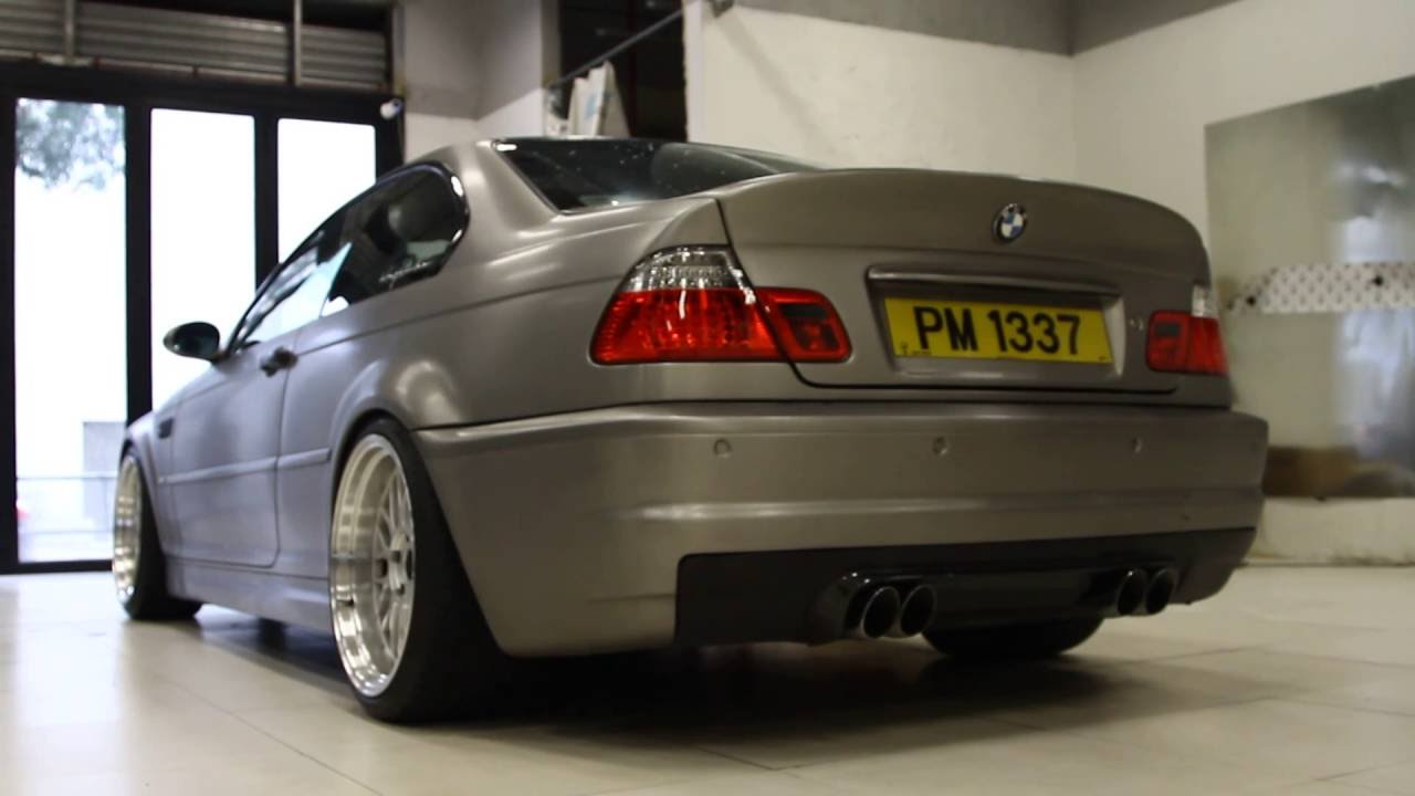 E46 M3 Remus exhaust (highflow cats + straight section 2)