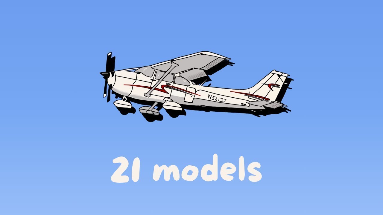 Каждая модель одномоторного самолета Cessna