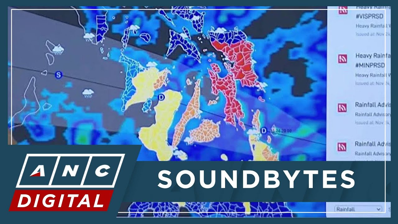 PAGASA: Red rainfall warning issued for areas in Samar, Leyte | ANC