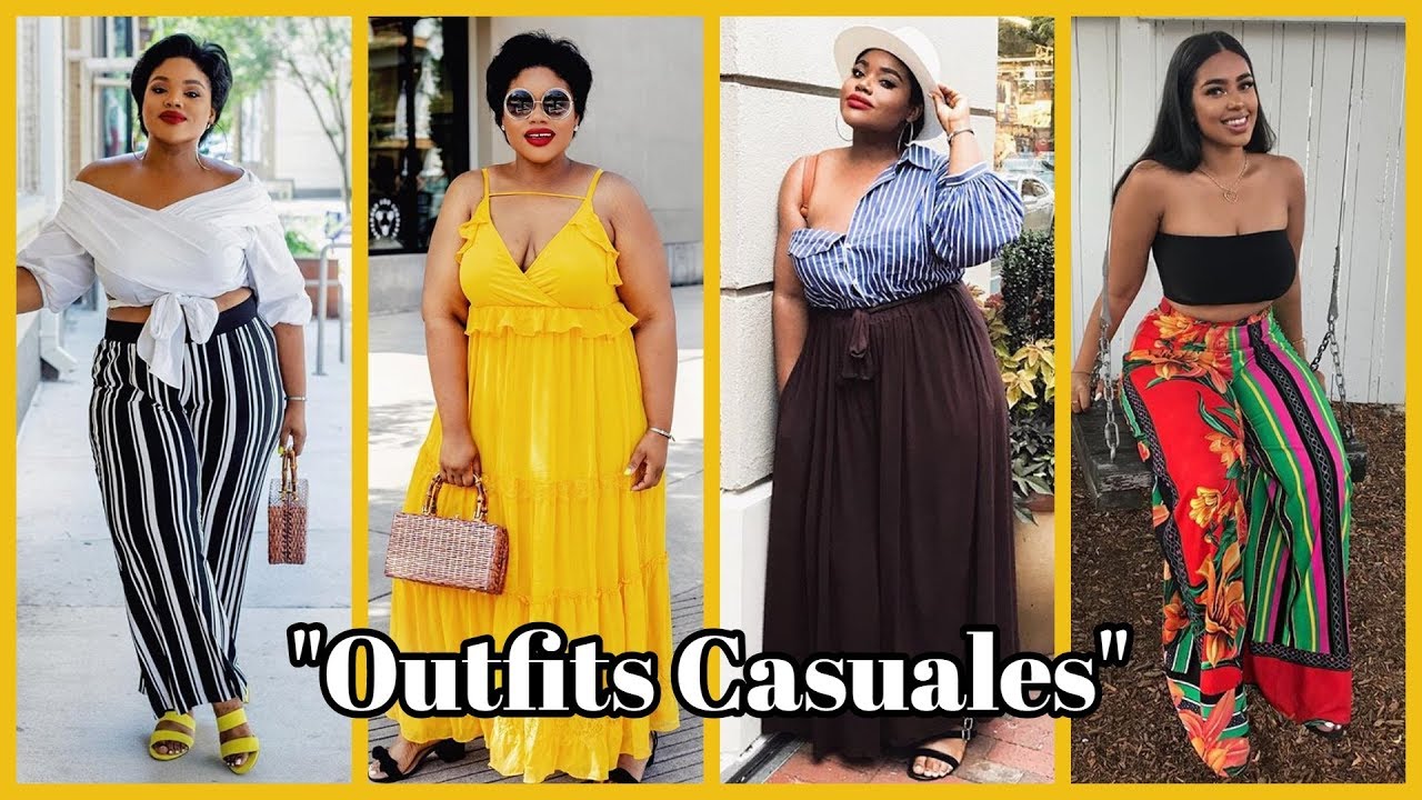 Ropa de Moda para Gorditas : 2019 | Combinaciones | Outfits Casuales | Moda Plus Size