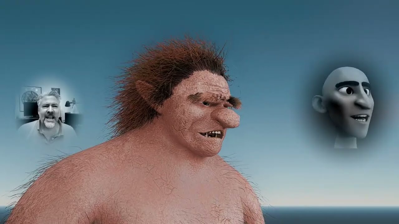 Test of FaceIt Blender-addon and Live Link Face on Troll-character