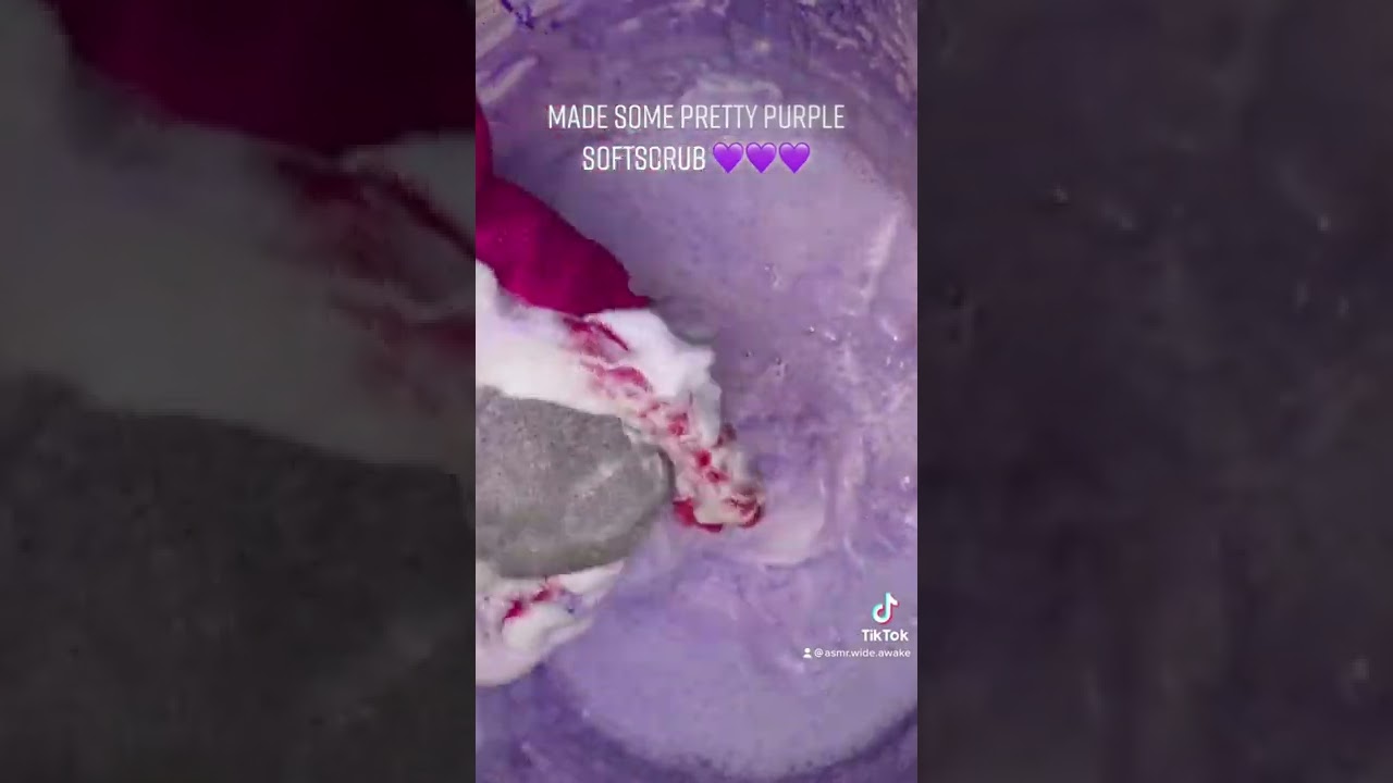 Lavender 💜 Softscrub #asmr #asmrcommunity #comet #pinalen