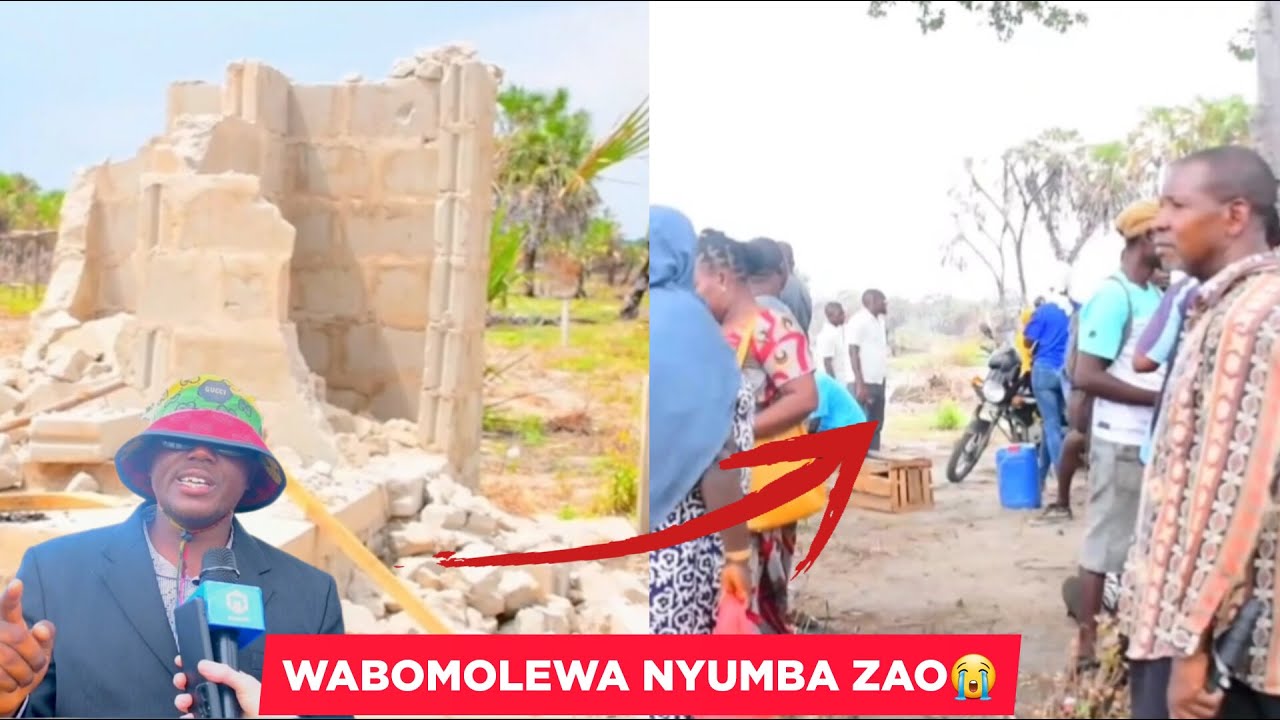 DUH! WANANCHI BAGAMOYO WAUWASHA MOTO NYUMBA ZAO KUBOMOLEWA WATAJA VIONGOZI KUHUSIKA