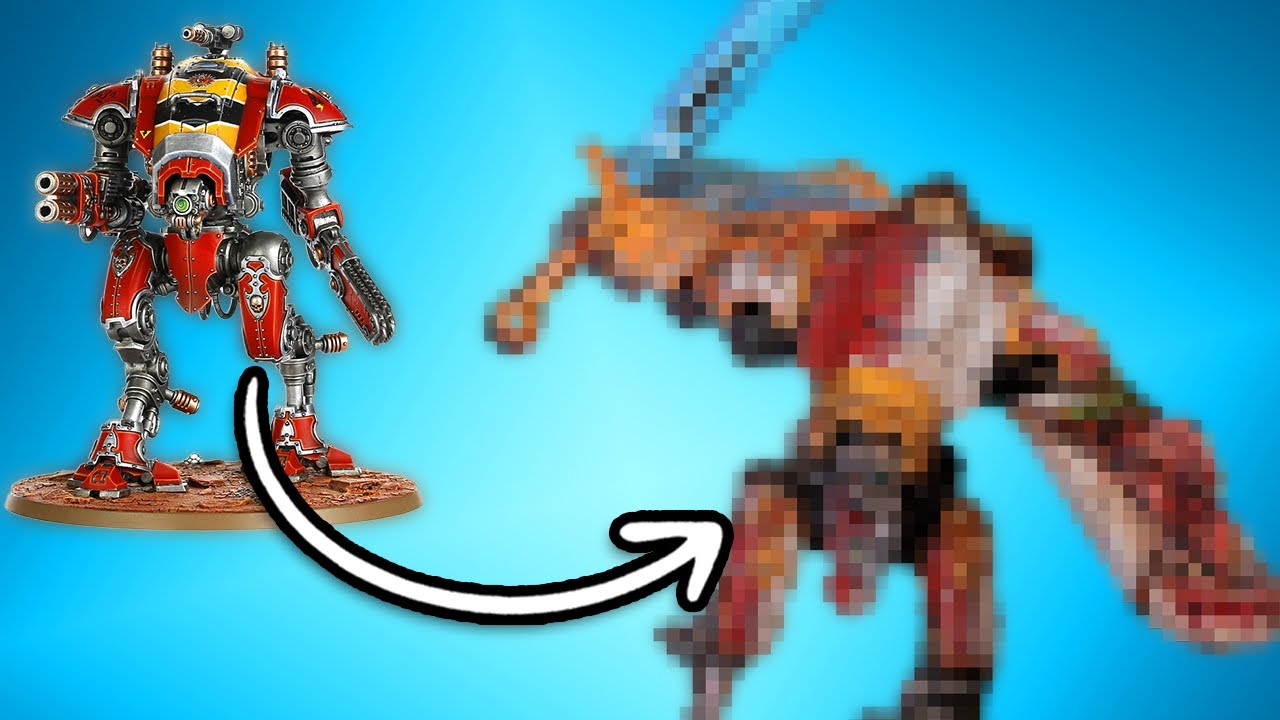 Kitbashing an Armiger into an Empire Swordsman