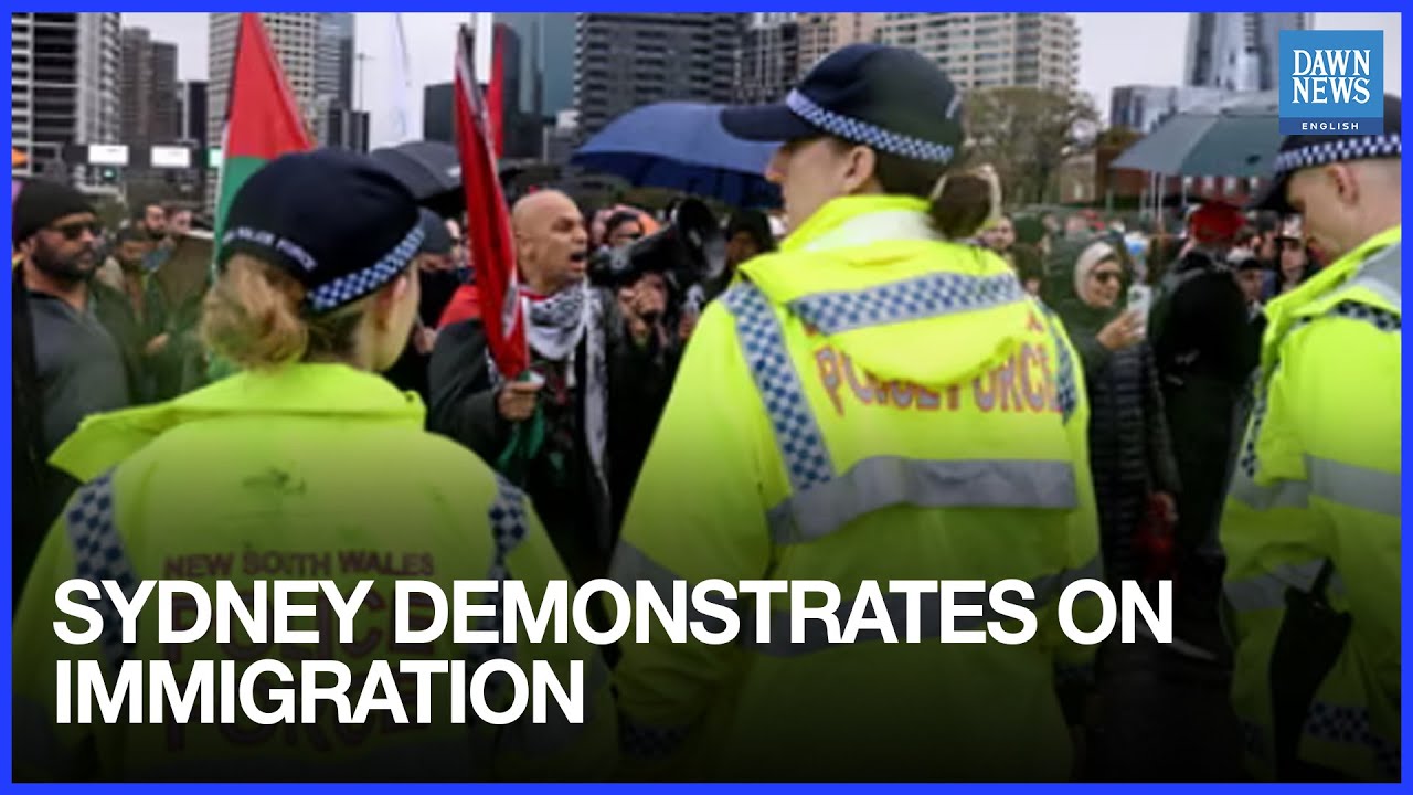 Sydney Rally Protests Mass Immigration | Dawn News English