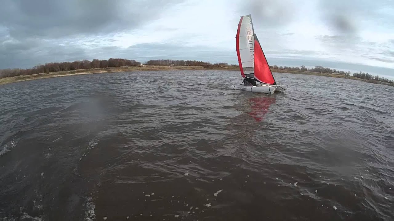 MiniCat 420 VS MiniCat 310. Siberia. 10.11.2013. 6 Knot. Shoot with Bullethd Cam.