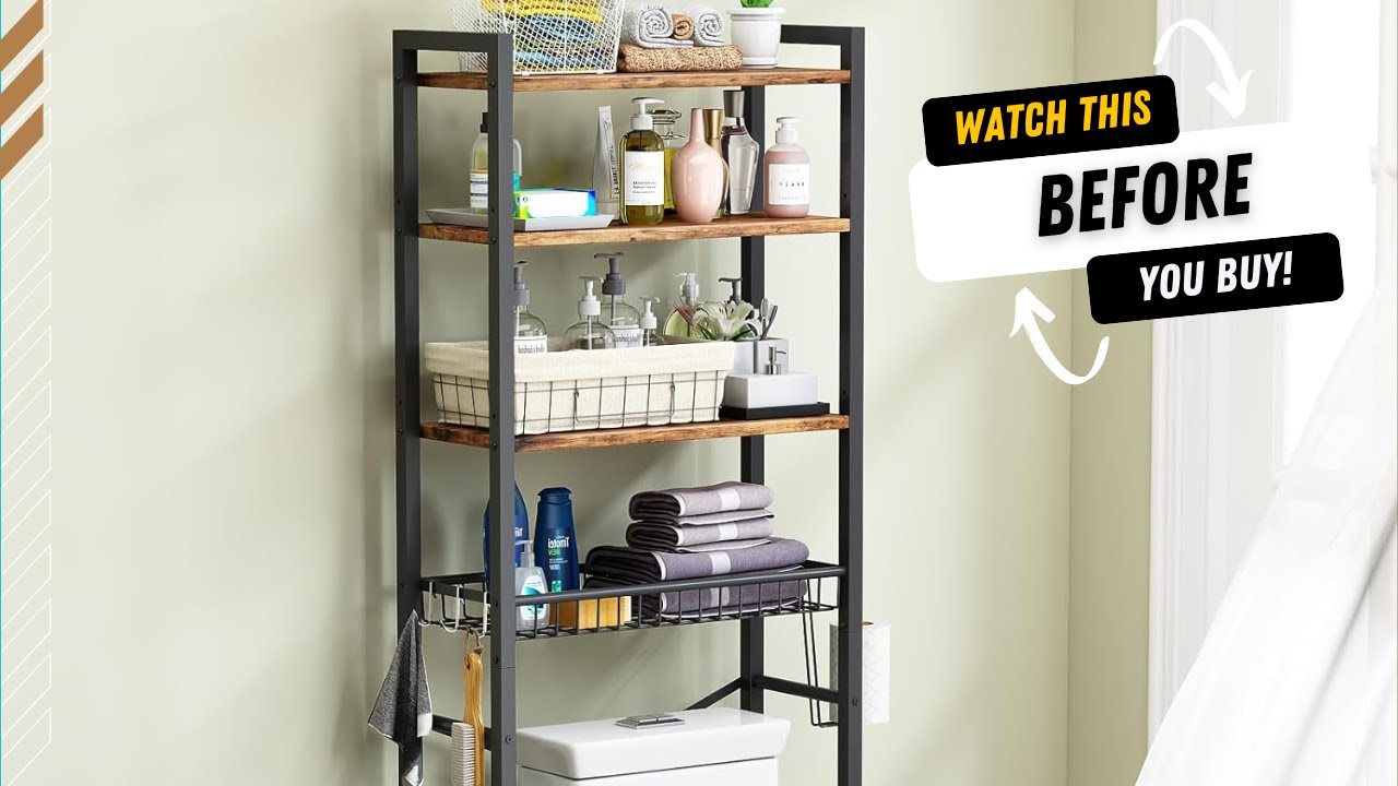 Unboxing the Kalrin 4-Tier Over-The-Toilet Rack: Bathroom Game-Changer?