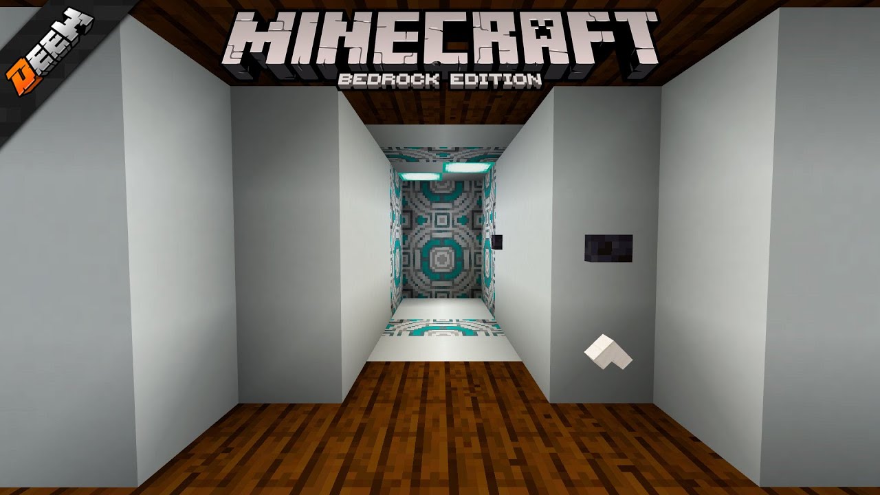 Elevador Super Realista para Minecraft Bedrock (Sem Addon)