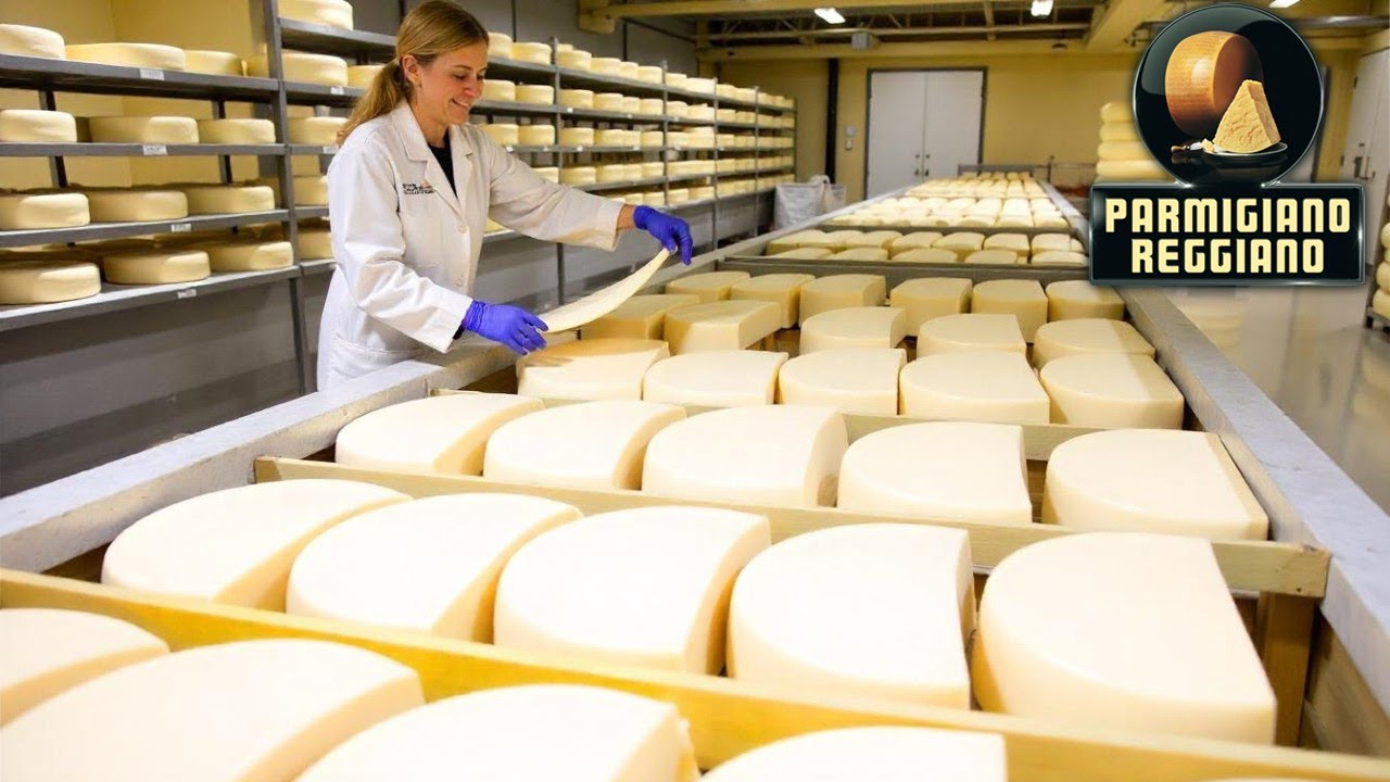 How Parmesan Cheese Is Made by Hand | Witnessing the Birth of the Perfect Cheese.
