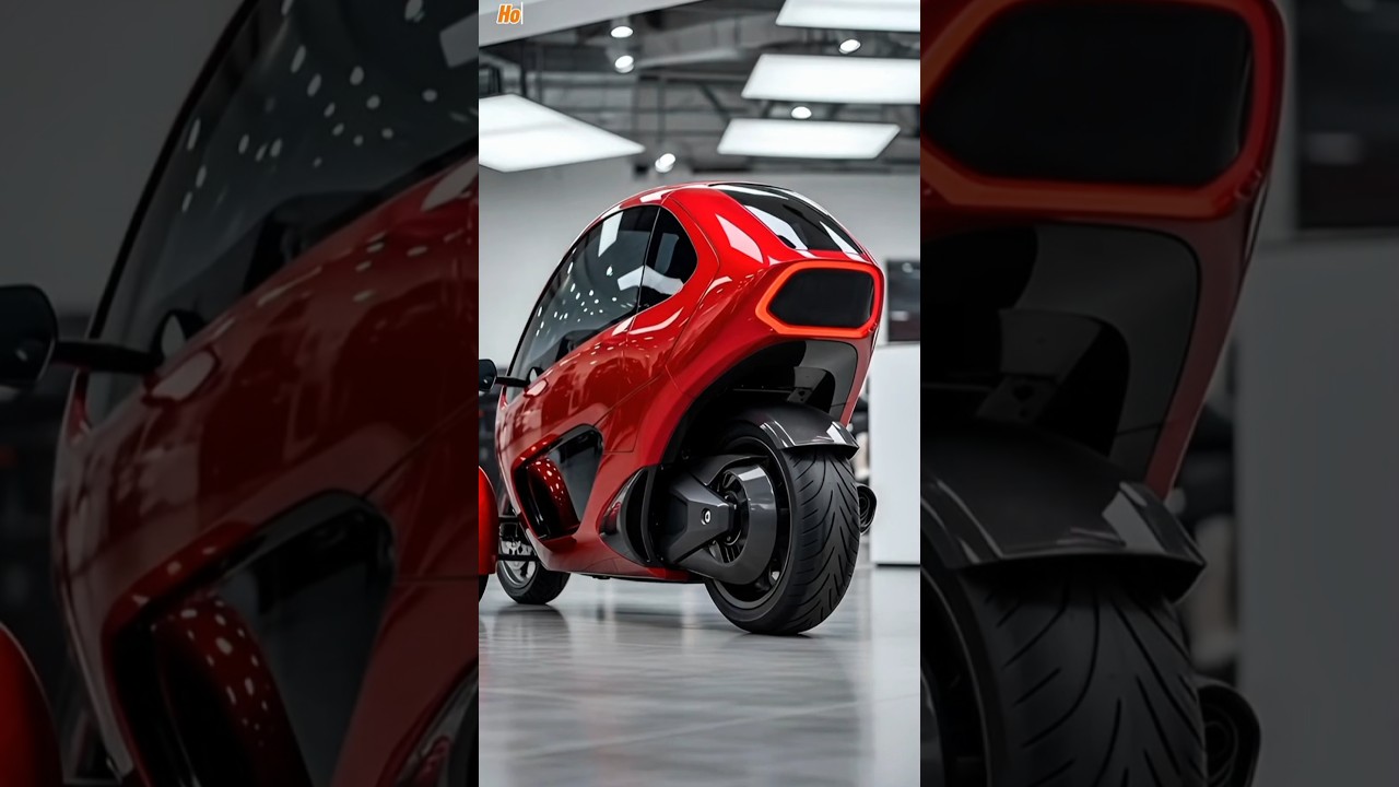 Будущее городской мобильности? Закрытый трехколесный мотоцикл Honda 2026 года: подробный обзор!