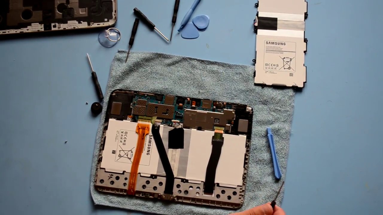 Замена батареи в планшете Samsung Galaxy Tab 3 10