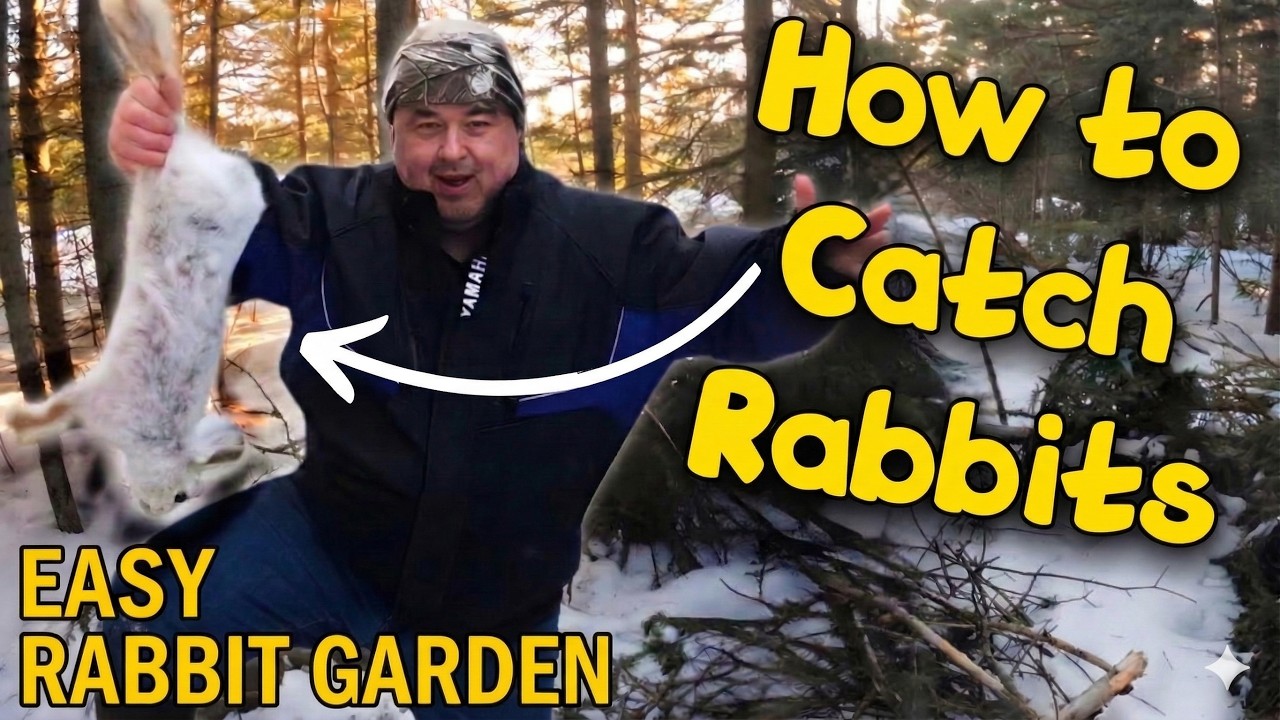 How to Catch Rabbits Using a Rabbit Garden (Easy Survival Method)