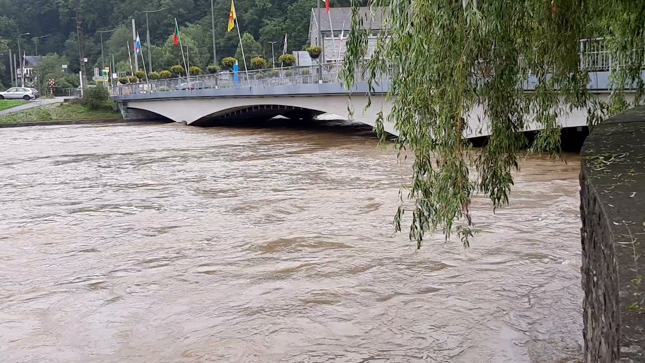 Durbuy Bomal sur Ourthe Belgium Belgique - Inondations Floods 2021