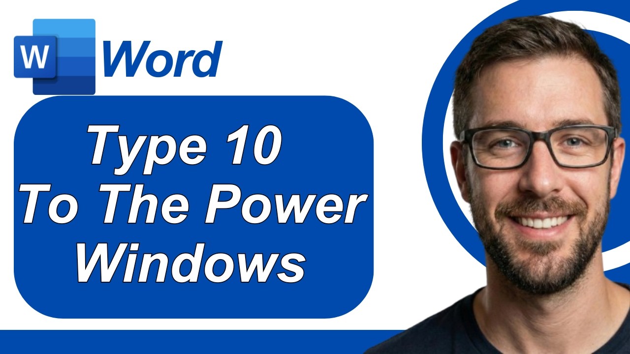 How To Type 10 To The Power Of 2 In Microsoft Word Tips For Microsoft Office & Windows [2026 Guide]