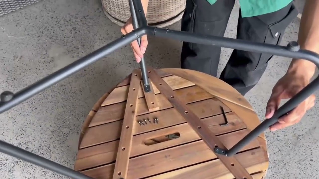 Green Alluvium Portable Adirondack Side Table Assemble Tutorial