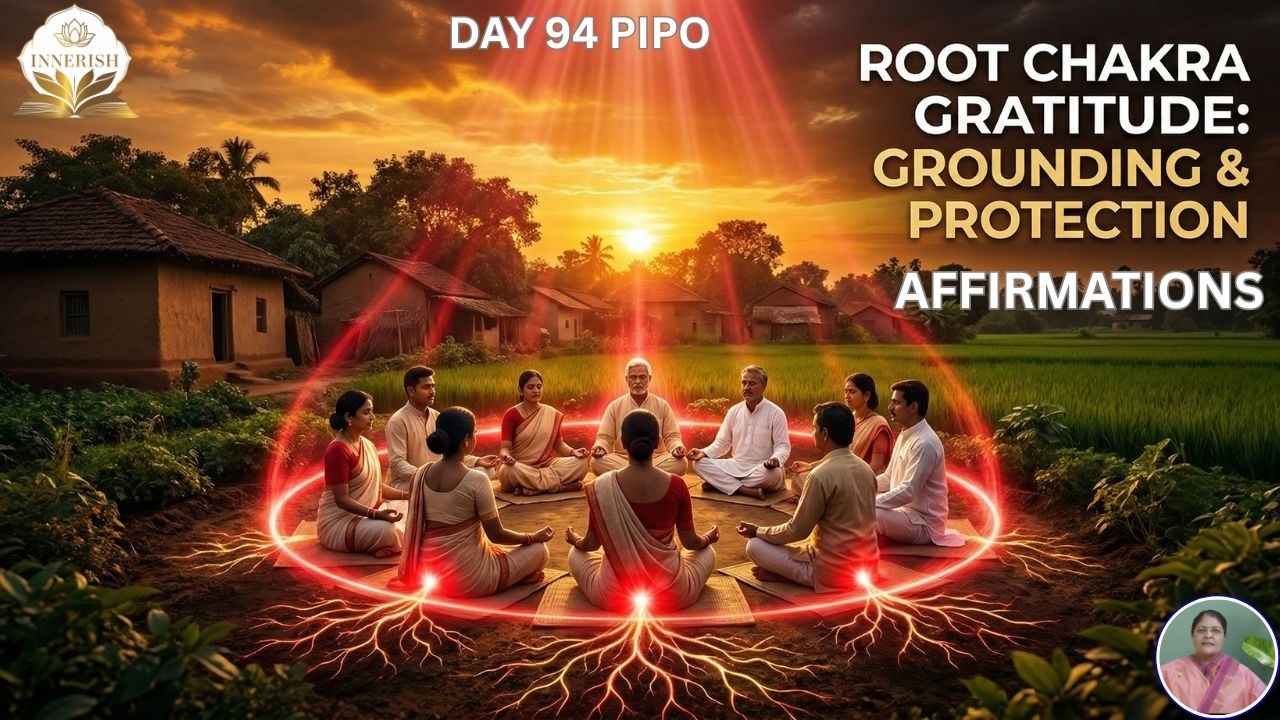 DAY 94 PIPO Affirmations for Root Chakra Gratitude Meditation  & Divine Father Protection