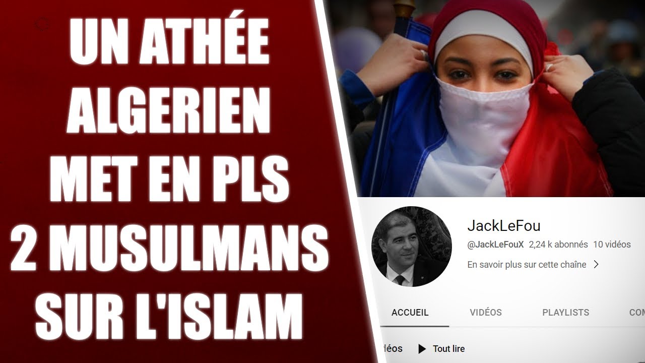 @JackLeFouX MET 2 MUSULMANS EN PLS A PROPOS DE L'EXISTENCE DE DIEU ET DE LA PAYDOLIFIE !