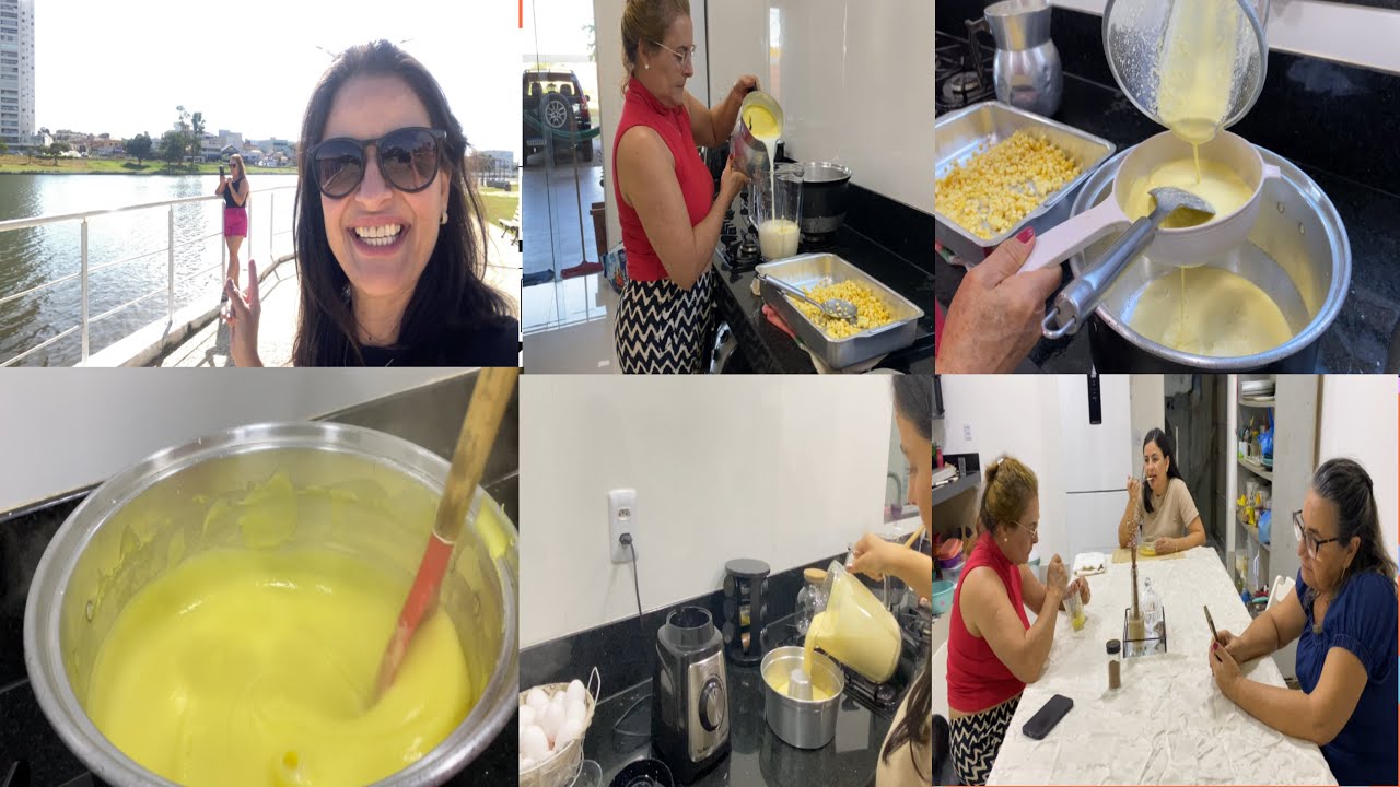 Recebendo Visitas e muitas receitas / como fazer cural de milho e bolo de flocos com milho