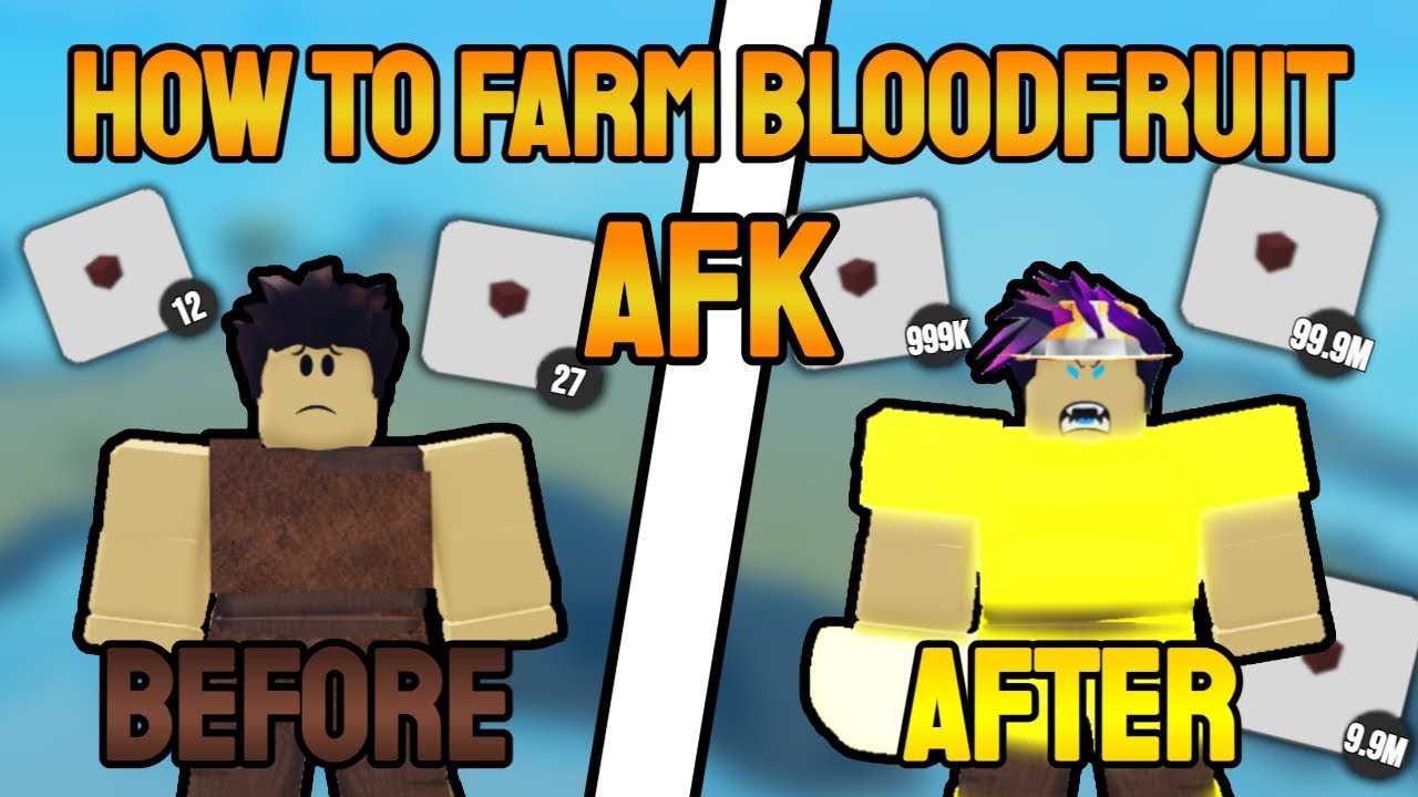 How To Get TONS of Bloodfruit AFK!! [Booga Booga Reborn]