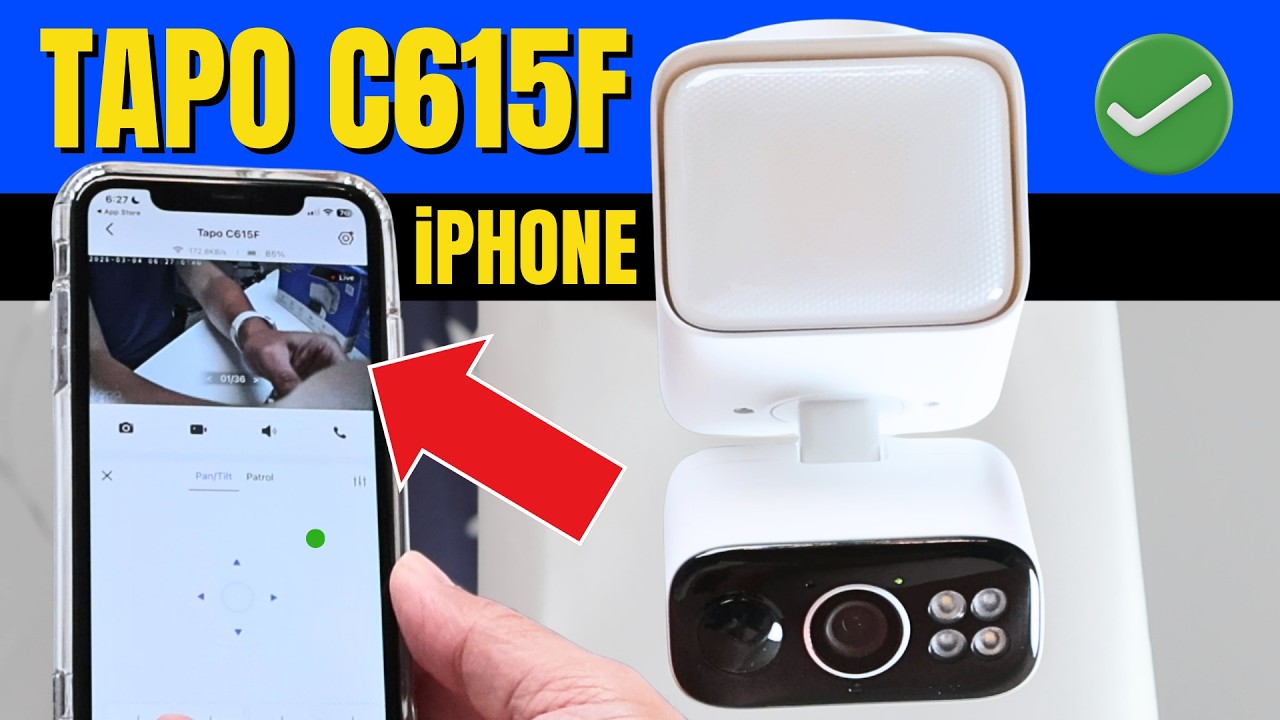 Tapo C615F Floodlight Camera: iPhone Setup Guide