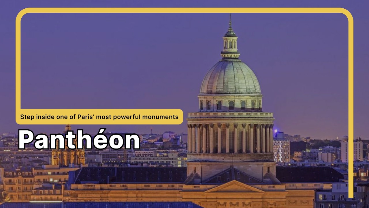 INSIDE The Pantheon Monument in Paris 4K | Iconic Paris landmark
