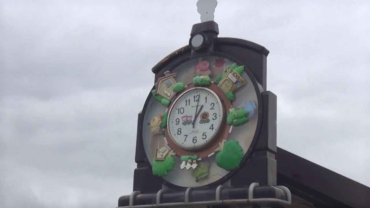 クロスランドおやべ　ミニSL乗り場からくり時計