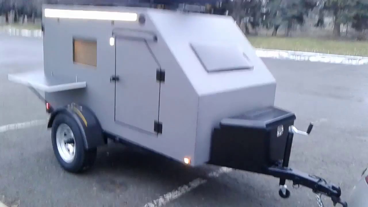 Best ever one month DIY tiny camping trailer