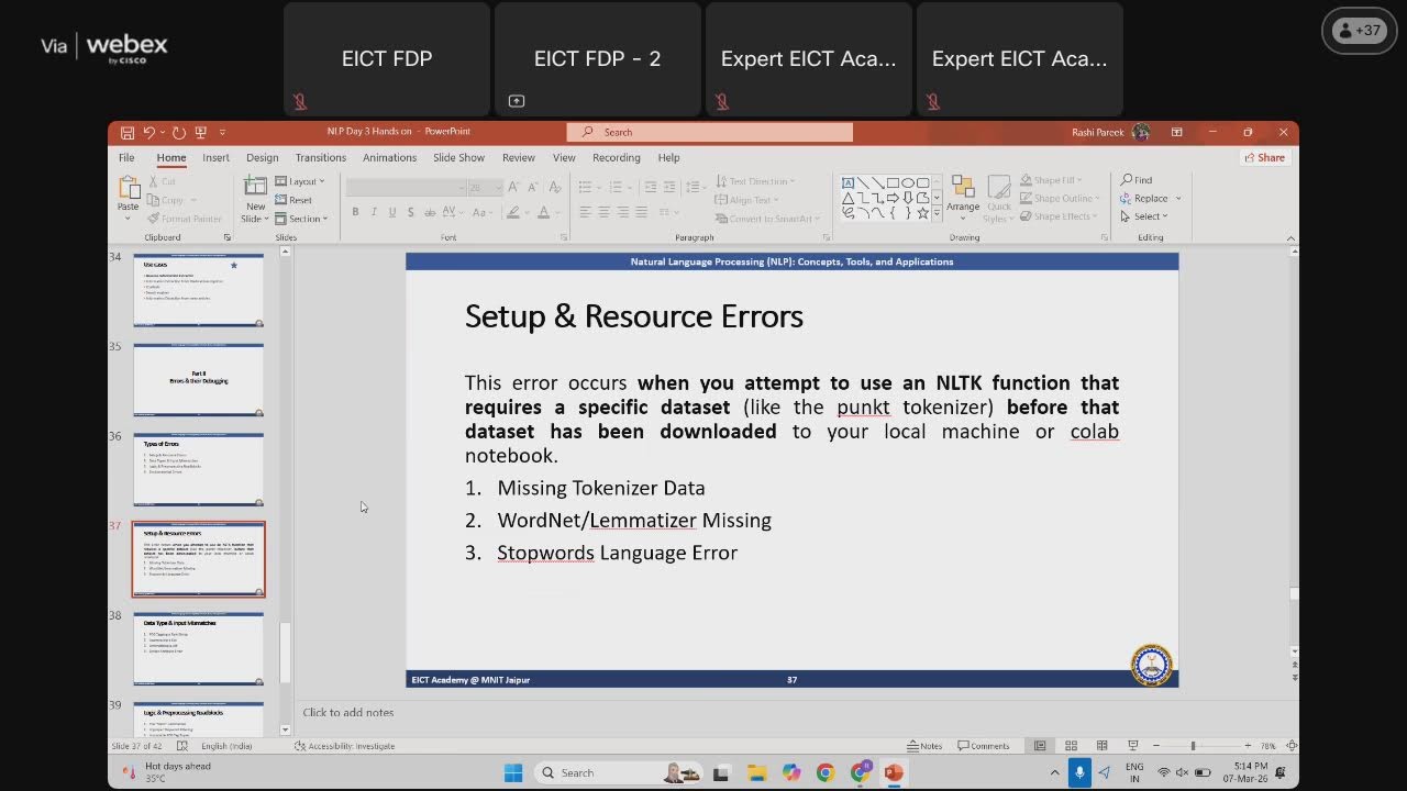 Day-3 Session-2 Natural Language Processing