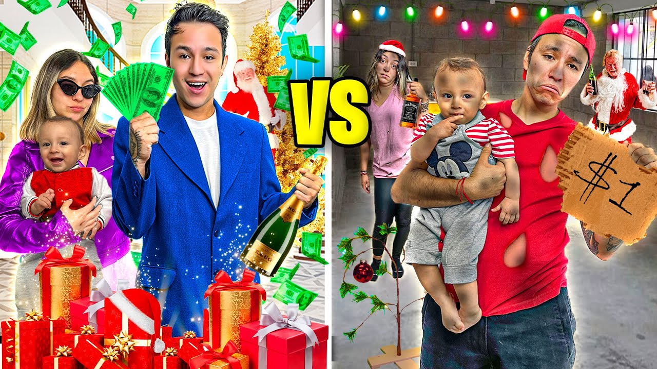 FAMILIA RICA NAVIDAD 💵 vs FAMILIA POBRE NAVIDAD 💩 * Especial Navidad
