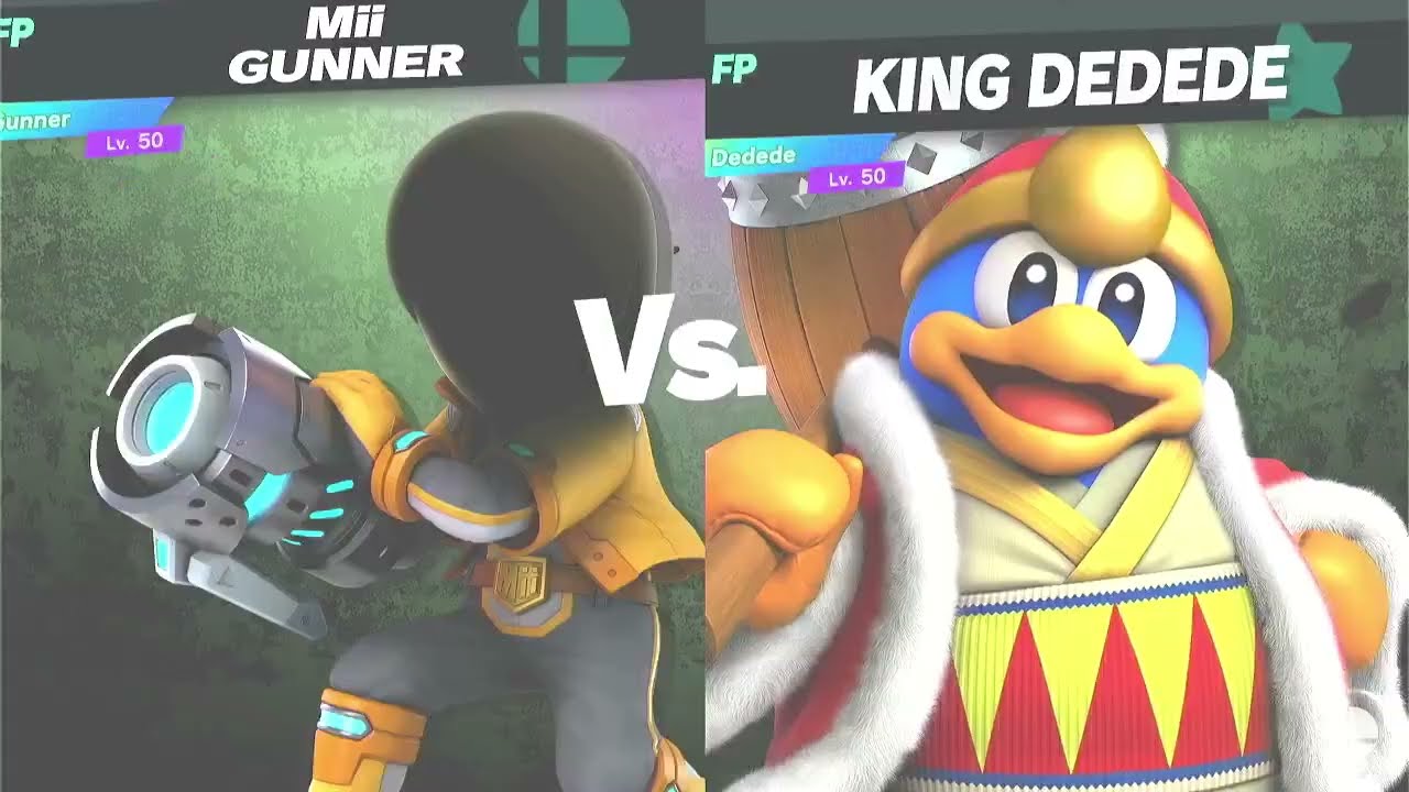 Super Smash Bros Ultimate Amiibo Fights Gunner vs the World #37 vs Dedede