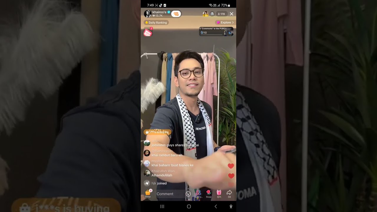 22/5/2024 740 Khai Bahar Tiktok LIVE (khairose)