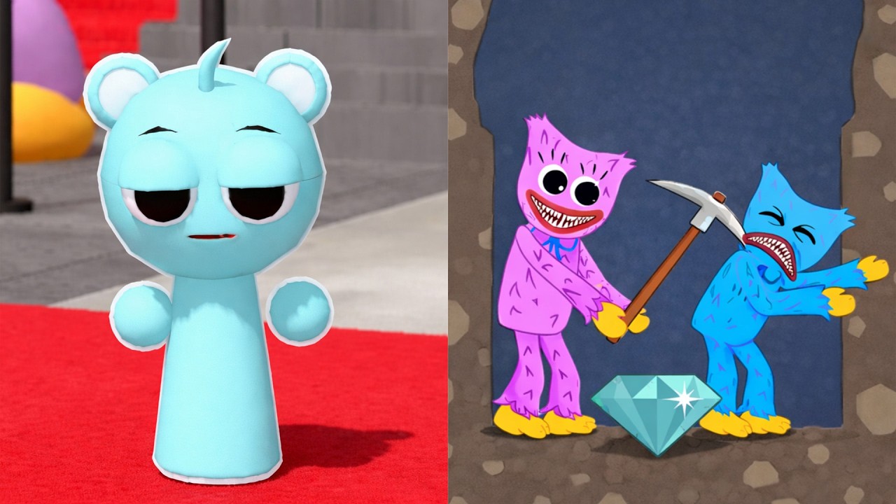 Spranky Survival vs Huggy Story All Levels Gameplay Android, iOS