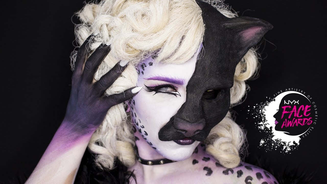 NYX COSMETICS SPAIN FACE AWARDS 2017 || CRAZY CAT LADY PHANTOM