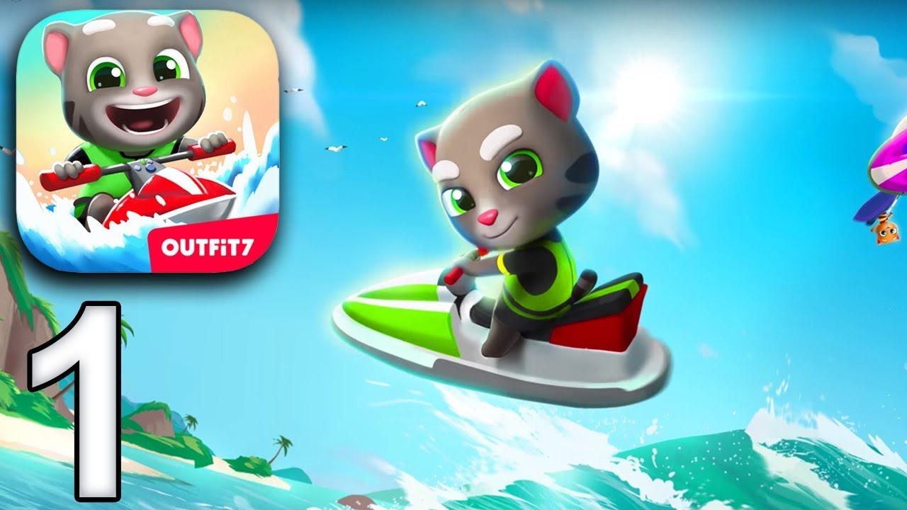 TALKING TOM JETSKI 2 - Talking Ginger - Gameplay #1 (iOS Android)