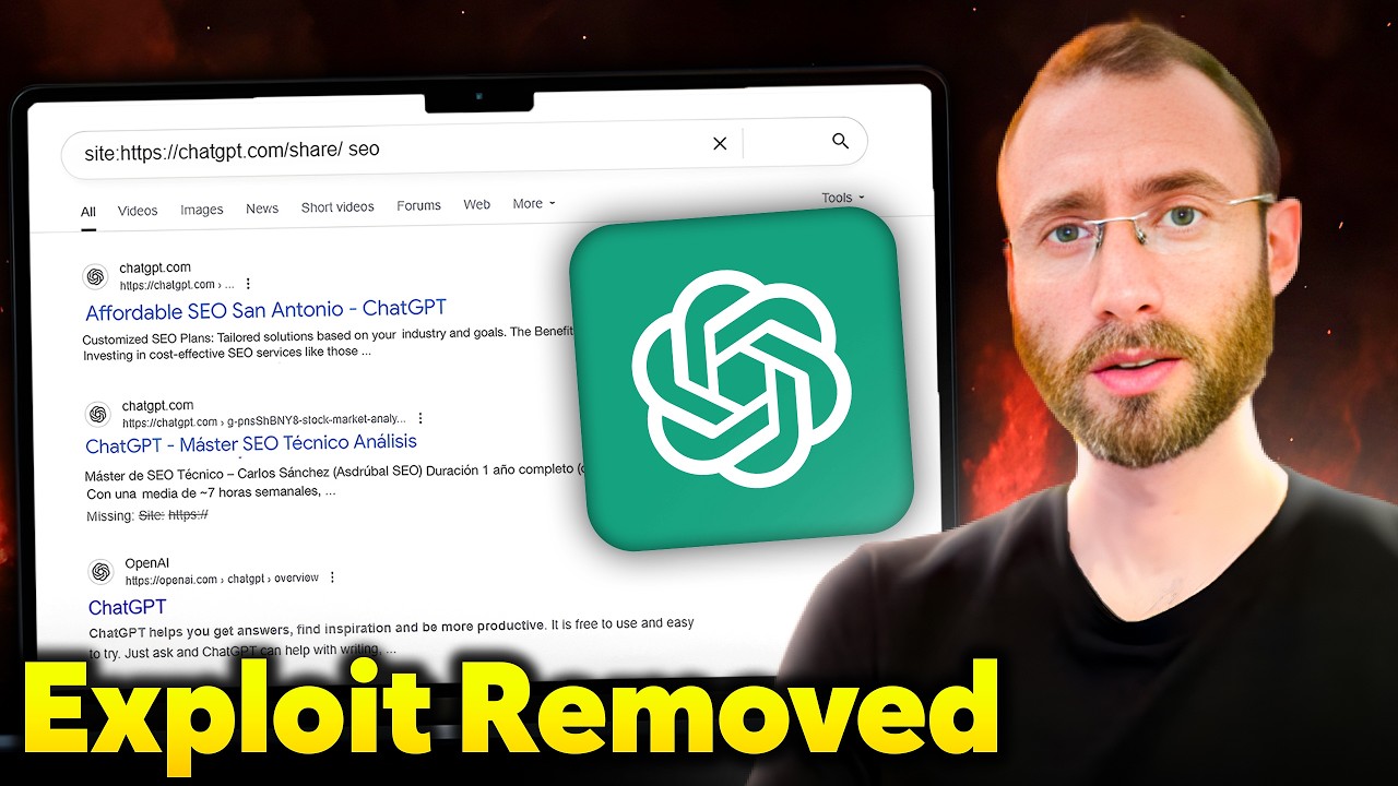 OpenAI Pulls ChatGPT Chats from Google - The End of a Wild SEO Trick