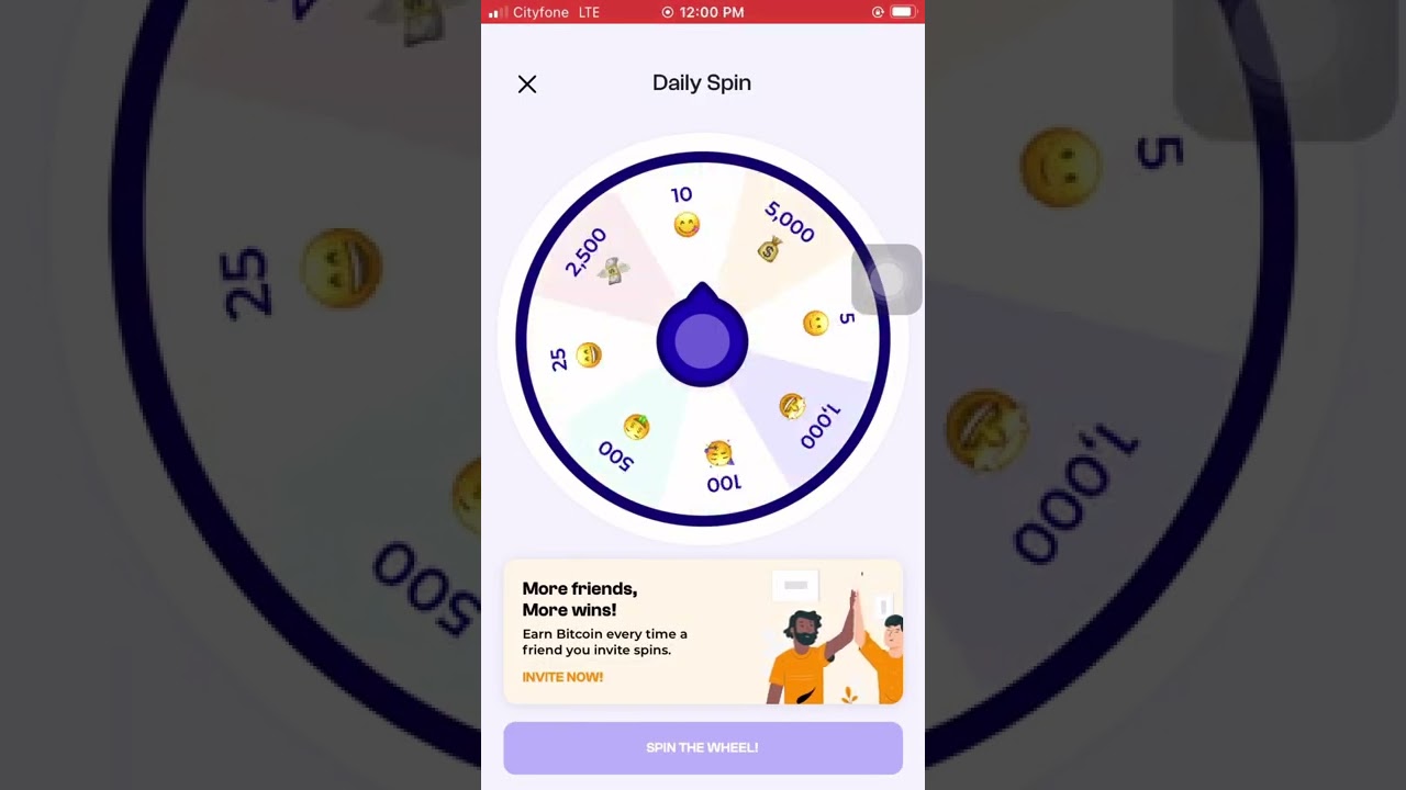 Bitcoin Libre Spin the Wheel for Sats