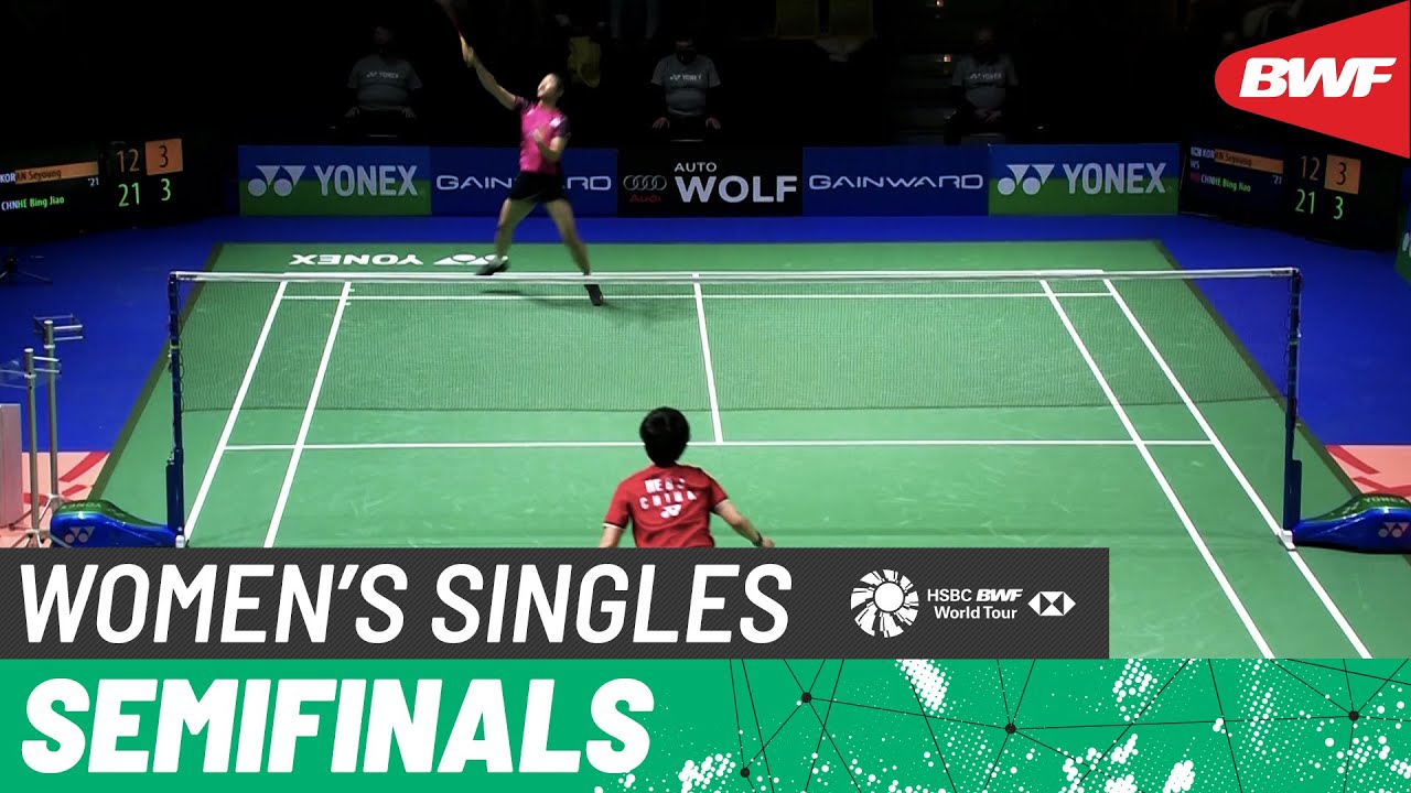 YONEX GAINWARD German Open 2022 | An Seyoung (KOR) [4] vs He Bing Jiao (CHN) | SF